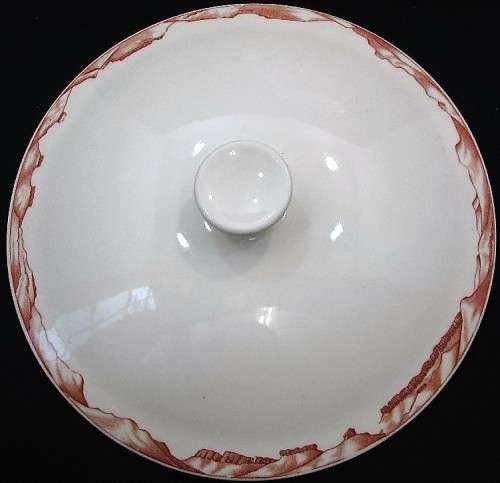 RARE!!! Large 1838-1938 Groot Trek Bowl With Lid!!! - NV de Sphinx, Holland - Perfect! - 26cm/20cm
