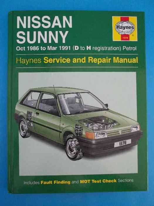 Nissan Sunny Oct 1986 - Mar 1991 - Petrol - Haynes Publishing, 1996