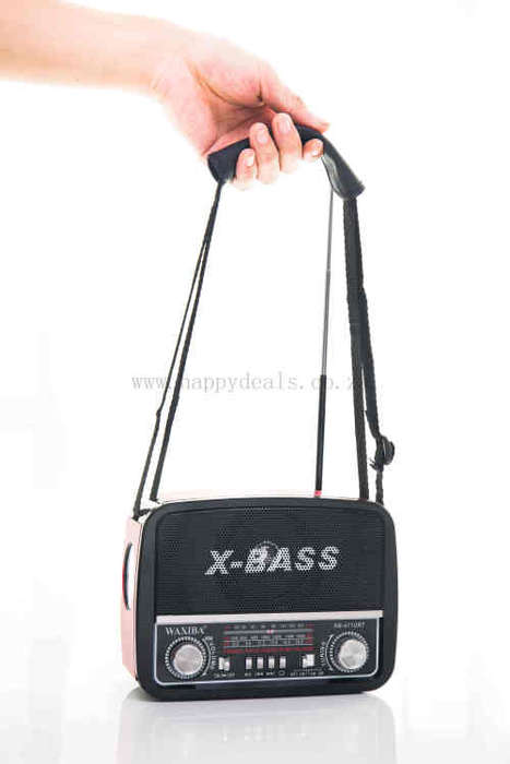 Waxiba AM/FM/SW 3 Bands Radio USB/SD/TF/Mp3 Player