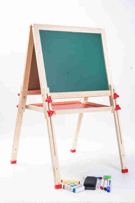 Double-Side Wooden Large Blackboard