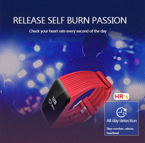 Newest Fitness Tracker k1 Smart Bracelet Real-time Heart Rate Monitor Smart Band Activity Tracker