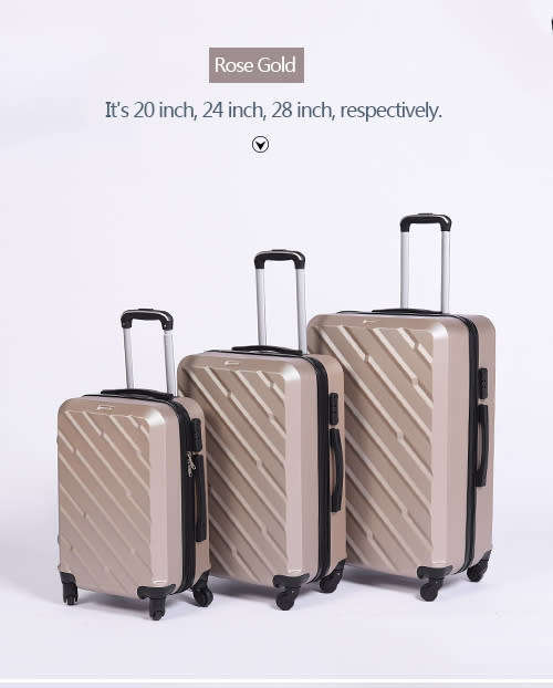 3 Piece Lightweight Luggage Set | 20'',24'',28''