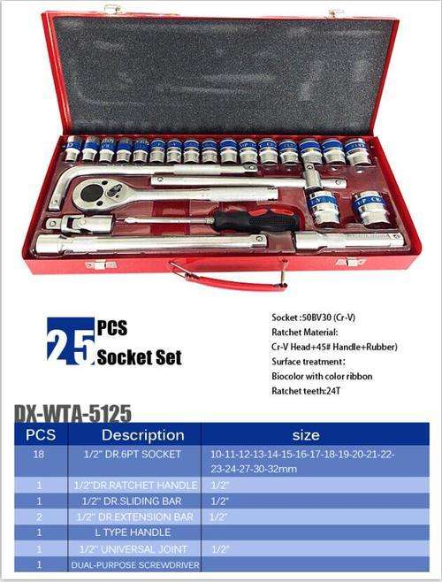 25PCS DUAL-PURPOSE SCREWDRIVER SET With L TYPE WRENCH
