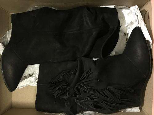 Raphaella Booz Nubuck Wedge Boots