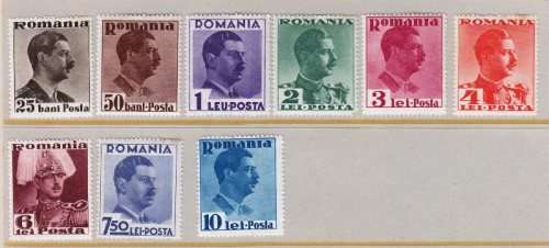 Romania - 1935/40 - King Carol - Mint with hinge marks