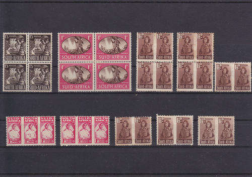 Union mint hinged stamps