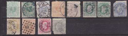 Belgium - 1869/78 - Used with hinge marks