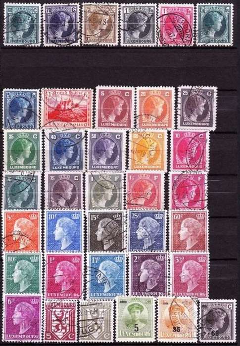 Luxemburg - 1921 and newer - Fine used  selection