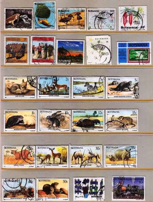 Botswana selection - Used with hinge spots and remnants