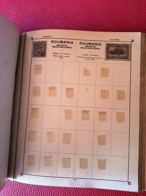 The Triumph Stamp Album - No Stamps - 339 Pags