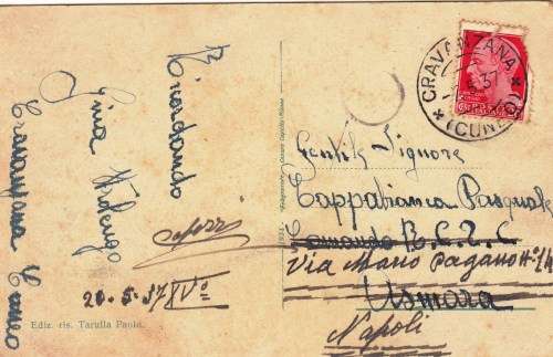 Italy, 1937, Postcard