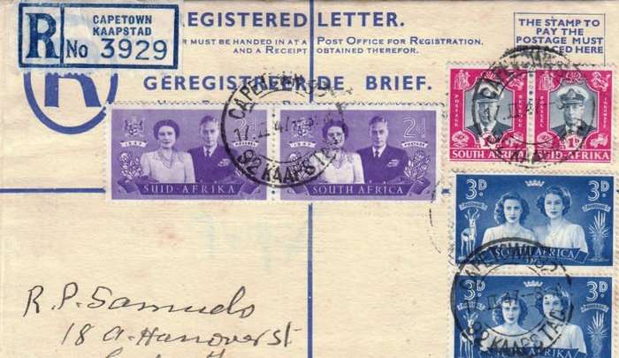 RSA,Union,1947,FDC,Size15cmX9.3cm