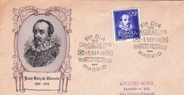 Spain, Scott #774,1950,FDC