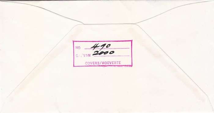 RSA,Aviation,1980,490 of 2,000 printed and flown, Signed