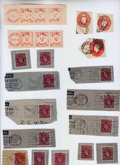 Great Britain, A selection of postal slogans and other,KGV,KGVI,1946