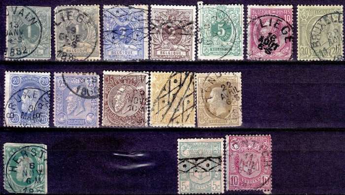 Belgium,Used selection,1869/91,FU,$18.00