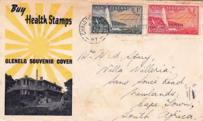 New Zealand, Scott #B39,B39,1951,Health Stamps cover,Size 15.2cmX9cm