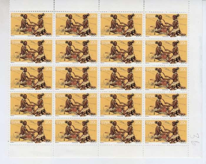 South West Africa, Scott #405,1977,MNH,Sheet of 20 stamps, CV$16.00