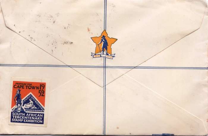 South Africa,1952,FDC,Van Riebeek