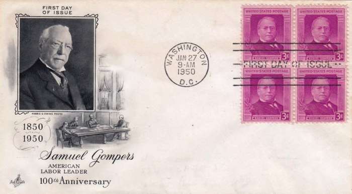 US,Scott #988,1950,FDC,Size 16.6cmX9.4cm