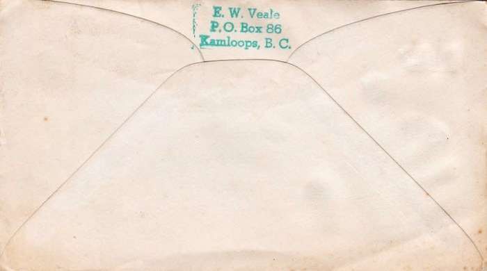 Canada,Scott #336,1954,FDC,Size16.6X9.4cm