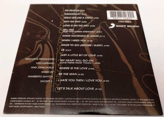 CD, Cline Dion  Let's Talk About Love - VG+