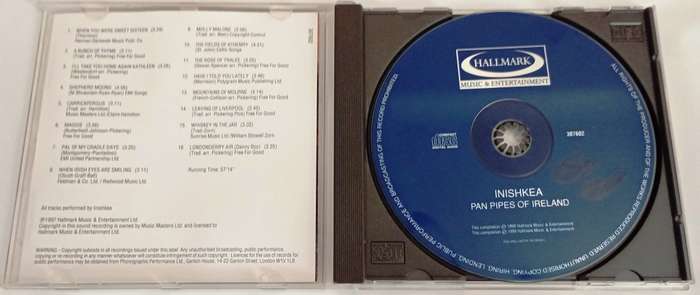 CD, Pan Pipes of Ireland - VG