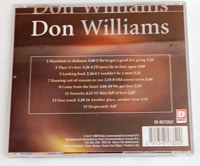 CD, Don Williams - VG+