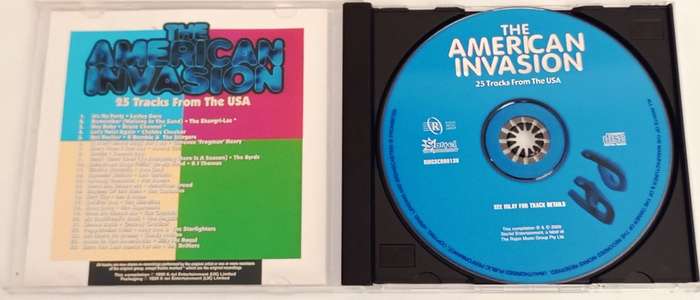 CD, The American Invasion- 25 tracks from the USA -  VG+