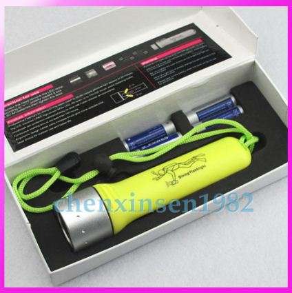 Professional Flashlight for Diving**CREE 3W led**Just Arrived**
