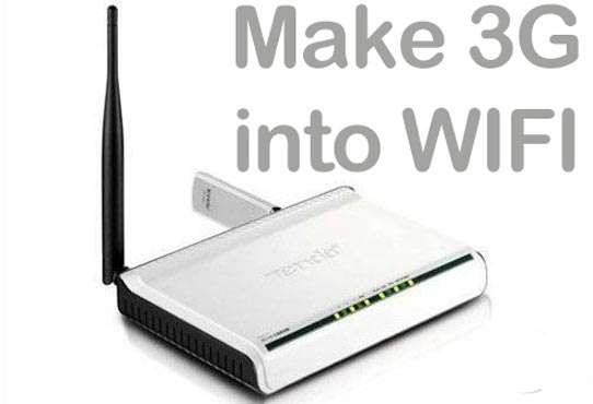 3G to WiFi router