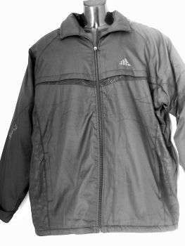 BLACK ADIDAS JACKET WITH FAUX FUR LINNING - Size:X-LARGE - SLIMFIT