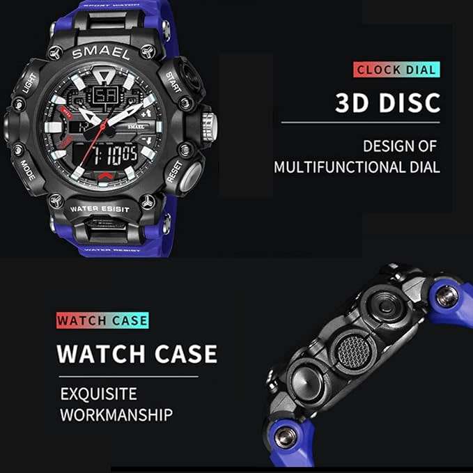 ***BLACK & GOLD MILITARY WATCH***
