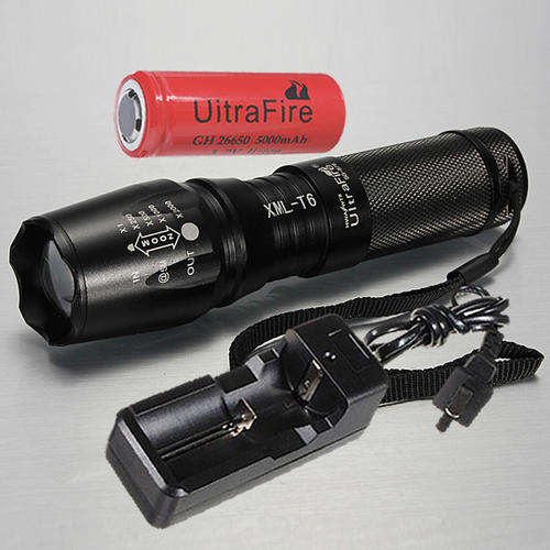 1800lm Zoomable CREE T6 LED Flashlight Torch