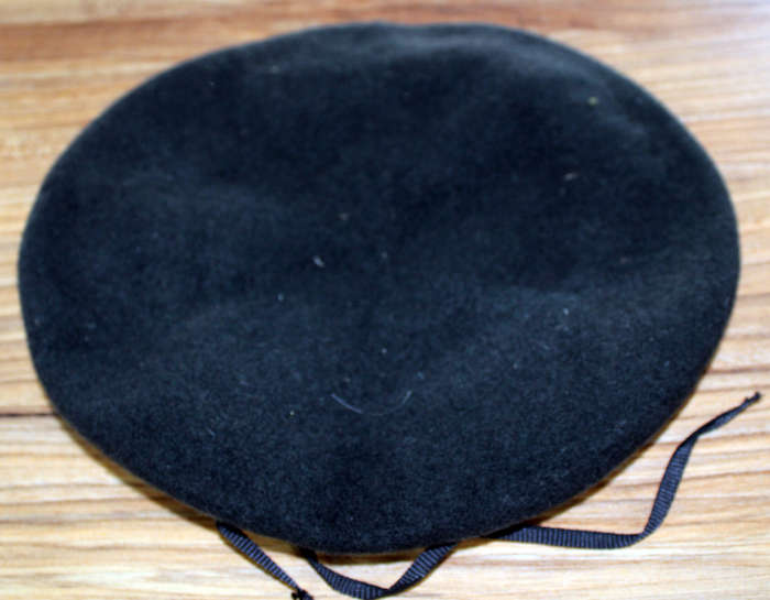 Dark green beret