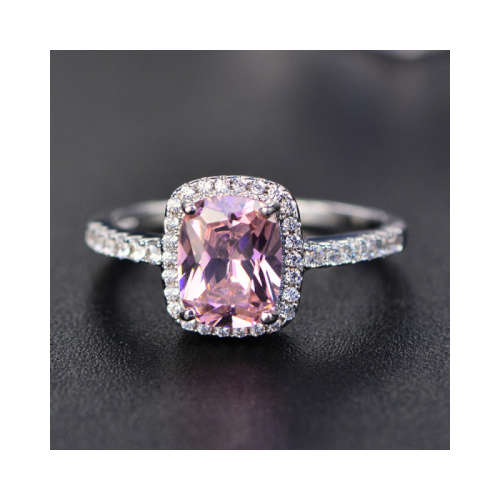 Colorful Sugar Cube Ring - Pink