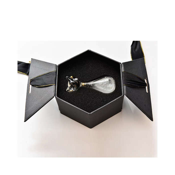 Egyptian Cat Storm Bottle Ornament