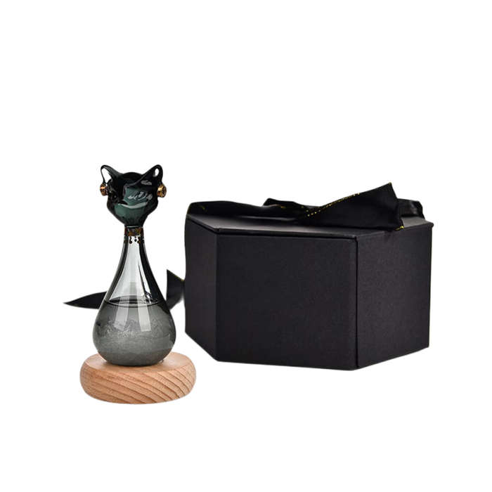 Egyptian Cat Storm Bottle Ornament