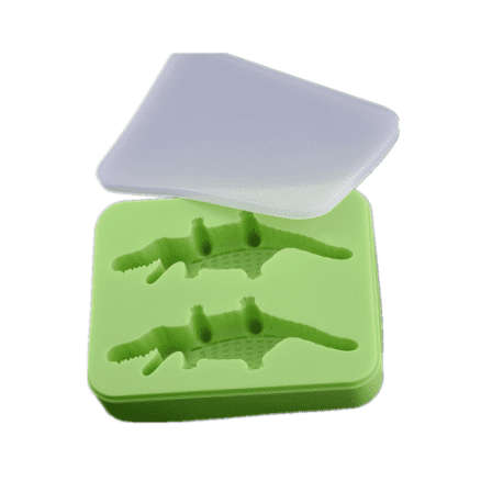 3D three-dimensional crocodile silicone ice mould