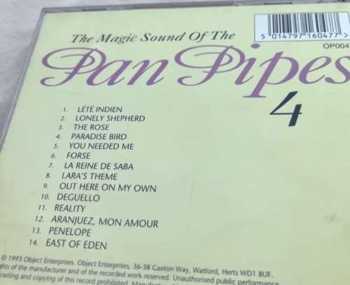 4 CDs - The Magic Sound Of The Pan Pipes - Volumes 1 - 4 OP0044