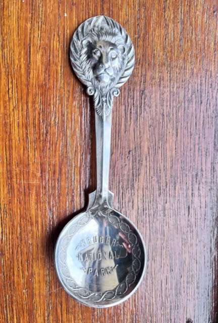 1950s EPNS Kruger National Park Sugar Spoon