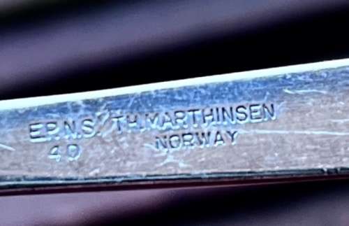 1950s EPNS Kruger National Park Sugar Spoon
