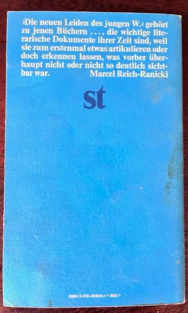Die Neuen Leiden des jungen W. - Ulrich Plenzdorf (1976)