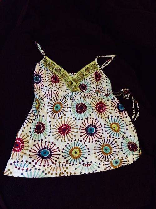 Hippie style cotton summer top - Woolies Size 12