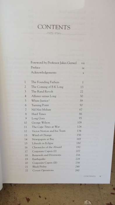 The Cape Times. An Informal History. Gerald Shaw.
