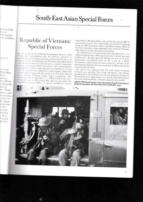 SOUTH-EAST ASIAN SPECIAL FORCES;MEN-AT-ARMS ELITE SERIES 33