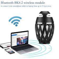 Flame Atmosphere Lamp with Bluetooth Speaker