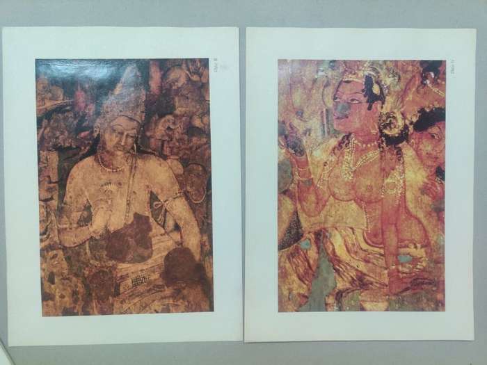 Heritage of India- AJANTA CAVE MURALS- 12 folio colour plates