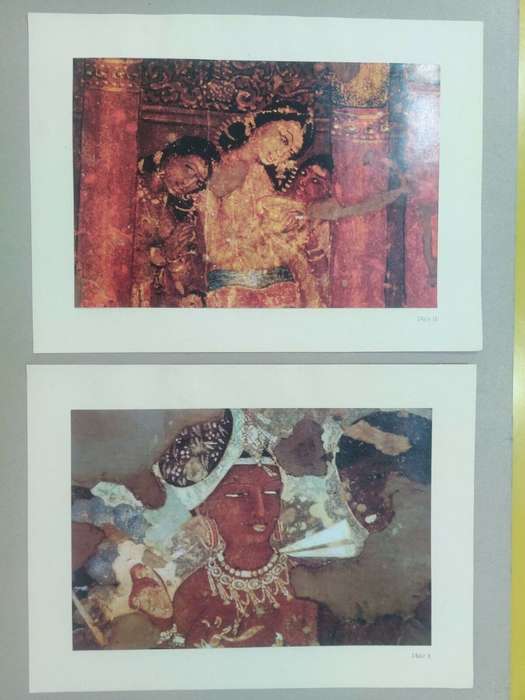 Heritage of India- AJANTA CAVE MURALS- 12 folio colour plates