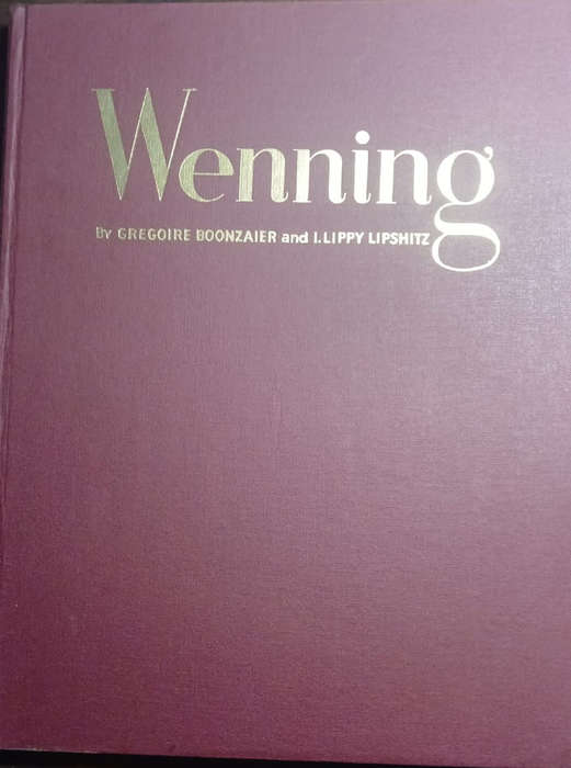 Wenning. SIGNED  & DATED BY GREGOIRE BOONZAIER